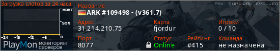баннер для сервера ark. ARK #109498 - (v361.7)