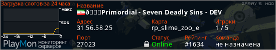 баннер для сервера garrysmod. 🌙Primordial - Seven Deadly Sins - DEV