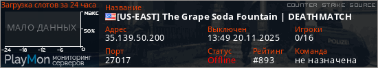 баннер для сервера css. [US-EAST] The Grape Soda Fountain | DEATHMATCH