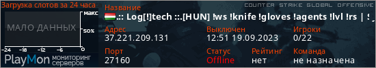 баннер для сервера csgo. .:: Log[!]tech ::.[HUN] !ws !knife !gloves !agents !lvl !rs | SynHosting.eu