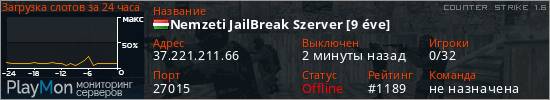 баннер для сервера cs. Nemzeti JailBreak Szerver [9 éve]