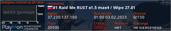 баннер для сервера rust. #1 Raid Me RUST x1.5 max4 / Wipe 27.01