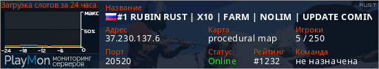 баннер для сервера rust. #1 RUBIN RUST | X10 | FARM | NOLIM | UPDATE COMING