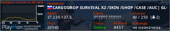 баннер для сервера rust. CARGODROP SURVIVAL X2 /SKIN /SHOP /CASE /AUC| GLOBAL WIPE 27.02