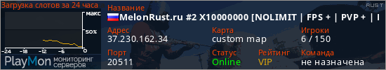 баннер для сервера rust. MelonRust.ru #2 X10000000 [NOLIMIT | FPS + | PVP + | BARREN]