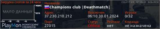 баннер для сервера css. Champions club |Deathmatch|