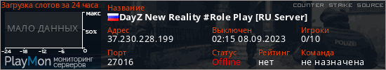 баннер для сервера css. DayZ New Reality #Role Play [RU Server]