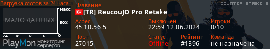 баннер для сервера cs2. [TR] ReucouJO Pro Retake