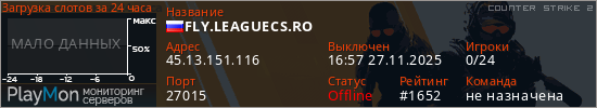 баннер для сервера cs2. FLY.LEAGUECS.RO