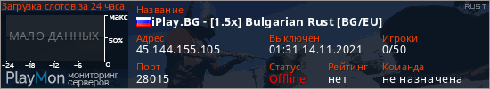баннер для сервера rust. iPlay.BG - [1.5x] Bulgarian Rust [BG/EU]