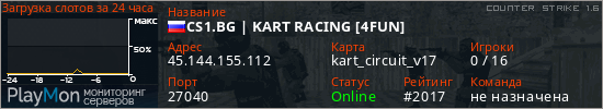 баннер для сервера cs. CS1.BG | KART RACING [4FUN]