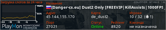 баннер для сервера cs. [Danger-cs.eu] Dust2 Only [FREEVIP|KillAssists|1000FPS|24/7|Happy Hour|Ranks|MELEE|Massacre|VIP]