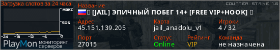 баннер для сервера cs. 亗 [JAIL] ЭПИЧНЫЙ ПОБЕГ 14+ [FREE VIP+HOOK] 亗