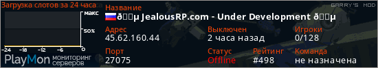 баннер для сервера garrysmod. 🔵 JealousRP.com - Under Development 🔵