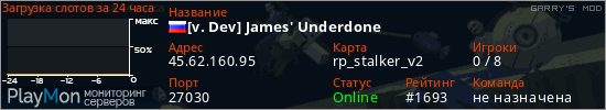 баннер для сервера garrysmod. [v. Dev] James' Underdone