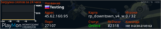 баннер для сервера garrysmod. Testing