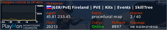 баннер для сервера rust. [GER/PvE] Fireland | PVE | Kits | Events | SkillTree
