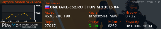 баннер для сервера cs2. ONETAKE-CS2.RU | FUN MODELS #4