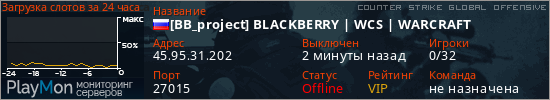 баннер для сервера csgo. [BB_project] BLACKBERRY | WCS | WARCRAFT