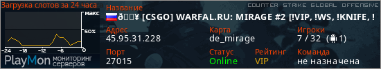 баннер для сервера csgo. 🟥 [CSGO] WARFAL.RU: MIRAGE #2 [!VIP, !WS, !KNIFE, !GLOVES]