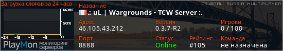 баннер для сервера crmp. .: uL | Wargrounds - TCW Server :.