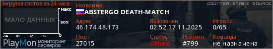 баннер для сервера css. ABSTERGO DEATH-MATCH