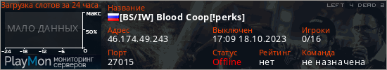 баннер для сервера l4d2. [BS/IW] Blood Coop[!perks]