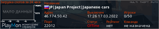баннер для сервера mta. JP|Japan Project|Japanese cars