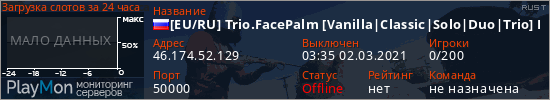 баннер для сервера rust. [EU/RU] Trio.FacePalm [Vanilla|Classic|Solo|Duo|Trio] FULL WIPE
