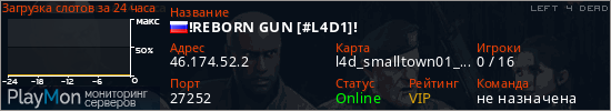 баннер для сервера l4d. !REBORN GUN [#L4D1]!