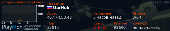баннер для сервера garrysmod. StarHub