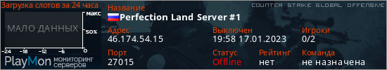 баннер для сервера csgo. Perfection Land Server #1