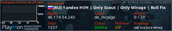 баннер для сервера csgo. Yandex hvh | Only Scout | Only Mirage mw19017