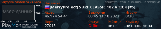 баннер для сервера csgo. [MerryProject] SURF CLASSIC 102.4 TICK [#5]