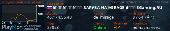 баннер для сервера csgo. 😎😎😎 ЗAPУБA HA MIRAGE 😎 SGaming.RU