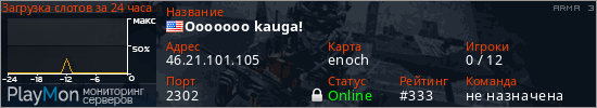 баннер для сервера arma3. Ooooooo kauga!