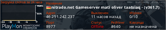 баннер для сервера ark. nitrado.net Gameserver mati oliver taatsiaq - (v361.7)