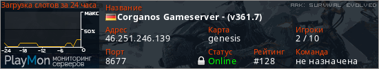 баннер для сервера ark. Corganos Gameserver - (v361.7)