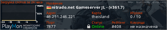 баннер для сервера ark. nitrado.net Gameserver JL - (v361.7)