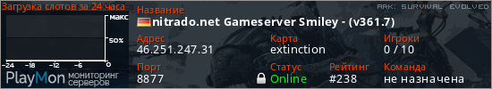 баннер для сервера ark. nitrado.net Gameserver Smiley - (v361.7)