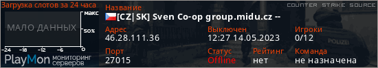 баннер для сервера css. [CZ|SK] Sven Co-op group.midu.cz --
