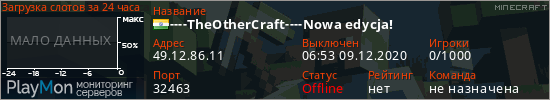 баннер для сервера minecraft. ----TheOtherCraft----Nowa edycja!