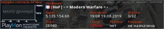 баннер для сервера cod4. |HoF| - = Modern Warfare = -