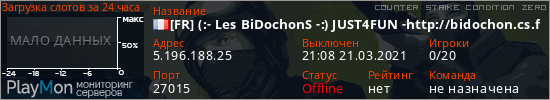 баннер для сервера cz. [FR] (:- Les BiDochonS -:) JUST4FUN -http://bidochon.cs.free.fr