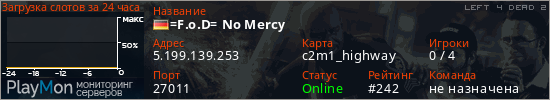 баннер для сервера l4d2. =F.o.D= No Mercy