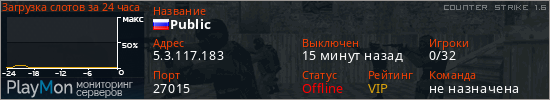 баннер для сервера cs. Public