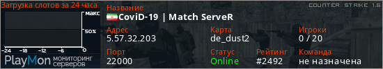баннер для сервера cs. CoviD-19 | Match ServeR