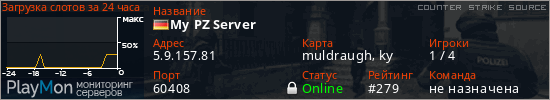 баннер для сервера css. My PZ Server