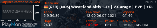баннер для сервера arma3. [GER] [NDS] Wasteland Altis 1.4c | V.Garage | PVP | +DLC,s |