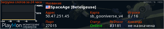 баннер для сервера garrysmod. SpaceAge [Betelgeuse]